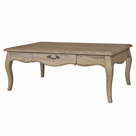 French Provincial Furniture Coffee Table Natural Ash