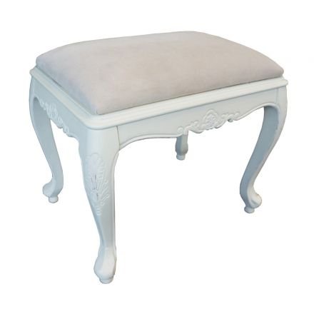 French Provincial Classic Vintage Style Dressing Stool
