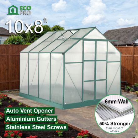 EcoPro 6mm Greenhouse 10 x 8ft