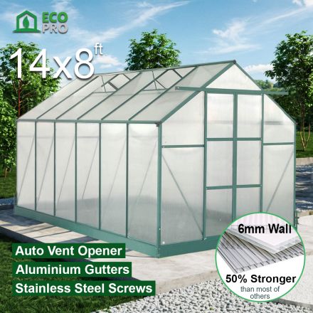 EcoPro 6mm Greenhouse 14 x 8ft