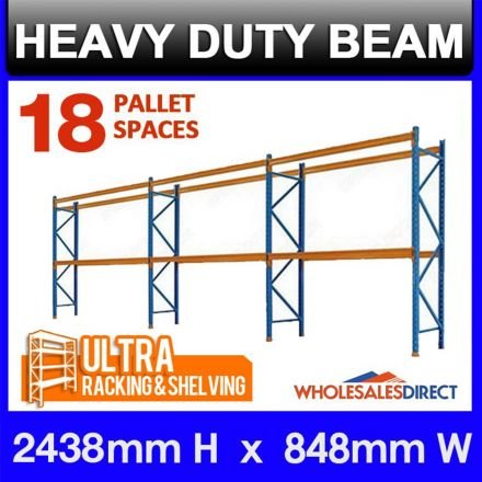 ULTRA Pallet Racking 18 Space Package features