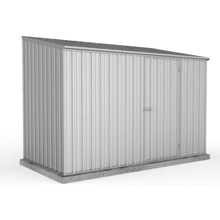 Absco 3.00mw X 1.52md X 2.08mh Space Saver Garden Shed Zincalume