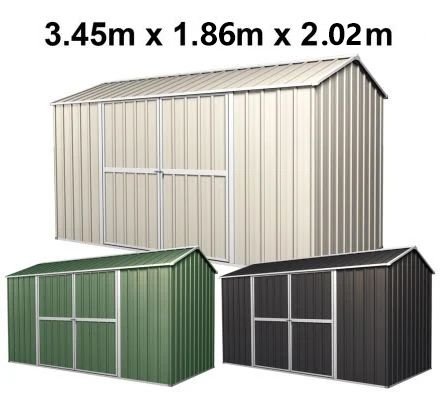 Garden Shed 3.45m x 1.86m x 2.02m Gable Roof
