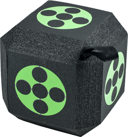 Archery 3d Dice Target Cube Reusable 18 Sides 23cm Self Healing Xpe Foam Target