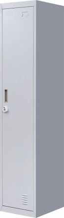 3-digit Combination Lock One-door Office Gym Shed Clothing Locker Cabinet Grey