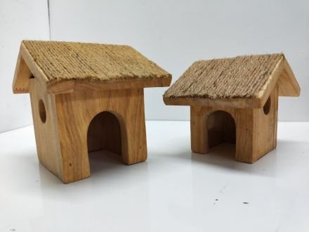 Wooden Cottage Set Of 2 