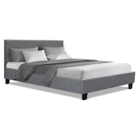 Fabric Bed Frame Grey