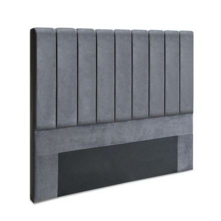 Queen Size Fabric Bed Headboard - Charcoal