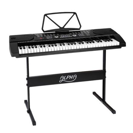 Alpha 61 Keys Led Electronic Piano Keyboard