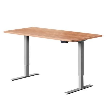 Artiss Standing Desk Height Adjustable Sit Stand Laptop Computer Table Motorised Electric Frame Riser 140cm
