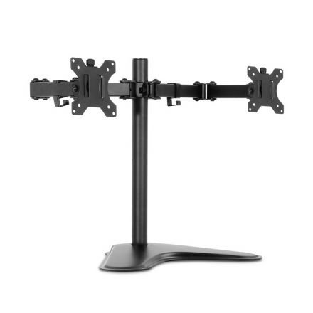 Dual Hd Led Monitor Arm Stand Tv Mount Holder 2 Arm Display Freestanding