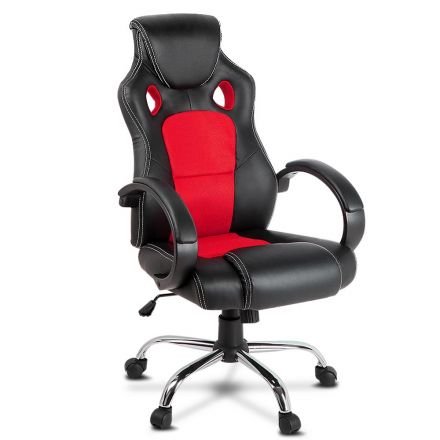Racing Style Pu Leather Office Chair Red
