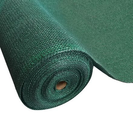 Instahut 50% Uv Sun Shade Cloth Shadecloth Sail Roll Mesh Garden Outdoor 3.66x30m Green