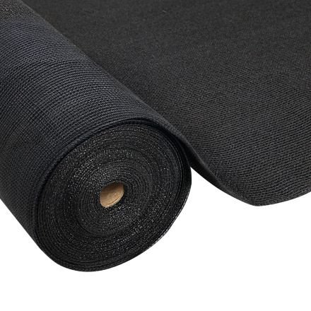 Instahut 3.66x30m 30% Uv Shade Cloth Shadecloth Sail Garden Mesh Roll Outdoor Black