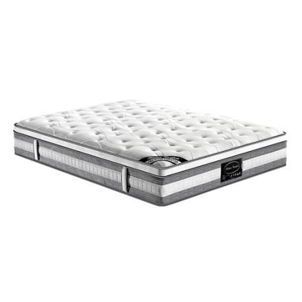 Mattress Euro Top Single Size Pocket Spring Coil With Knitted Fabric Medium Firm 34cm Thick