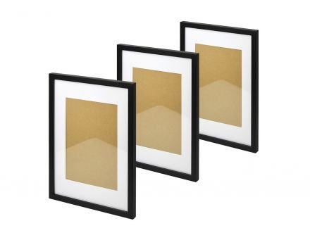 Photo Frames Collage Black A3 Picture Frame Wall Set Home Decor 3pcs