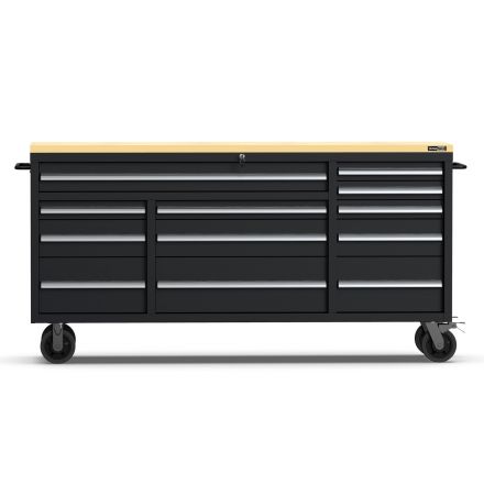 UltraTools 1970mm x 500mm x 950mm Economy 72" 12 Drawers Mobile Workbench Tools Trolley Roller Cabinet