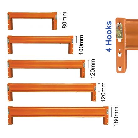 Pallet Racking Beams 1372mm to 3886mm Heavy Duty