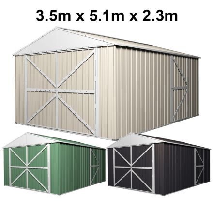 Garage Shed Workshop 3.5m x 5.1m x 2.3m