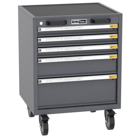 UltraTools 618mm x 572mm x 806mm Heavy-Duty 5-Drawer Roller Cabinet