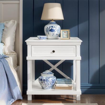 Hamptons Coastal Beach Bedside table 