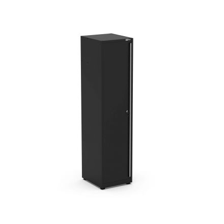 UltraTools 500mm x 550mm x 2020mm Economy Black Workshop Garage Single Door Standing Storage Cabinet