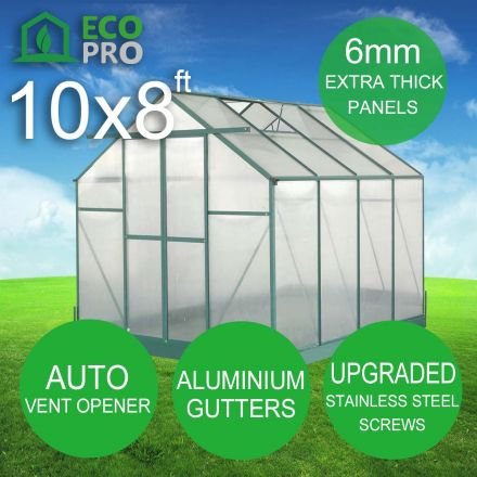EcoPro Greenhouse 10x8 features