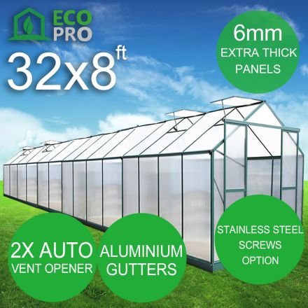 EcoPro Greenhouse 32x8 features