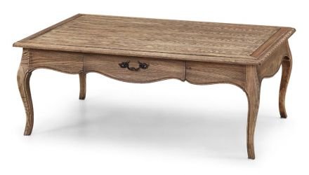 French Provincial Furniture Coffee Table Natural Oak