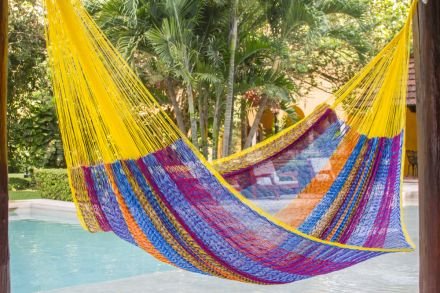 King Size Nylon Plus Hammock In Confeti