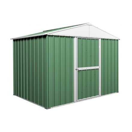 Garden Shed 2.63m x 1.74m x 2.1m Gable Roof Green