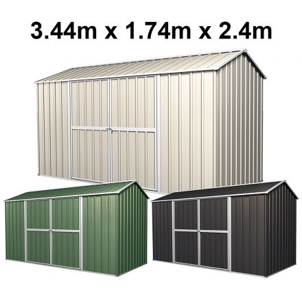 Garden Shed 3.44m x 1.74m x 2.4m Gable Roof
