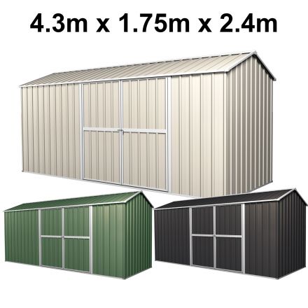 Garden Shed 4.30m x 1.75m x 2.4m