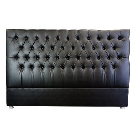 Georgia King Headboard Upholstered Button Tufted Chesterfield Bed Headboard