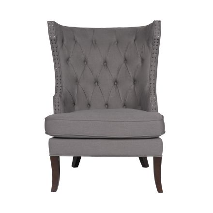 Oxford Upholstered Button Wingback Sofa Lounge Armchair