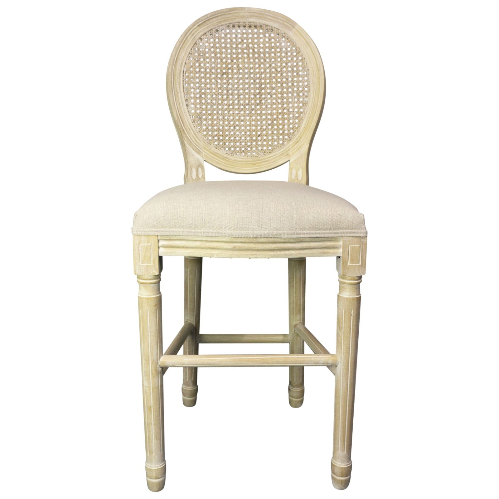 Louis Dining Chair Set Of 2 French, French Style Rattan Bar Stools