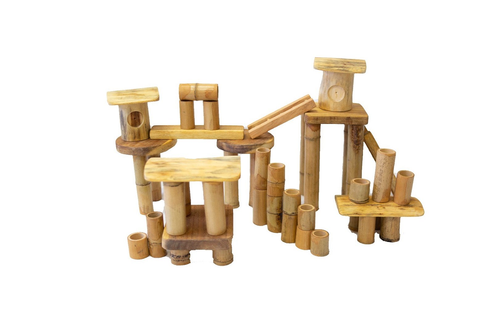 Shop Bamboo building set 50 pcs Online
