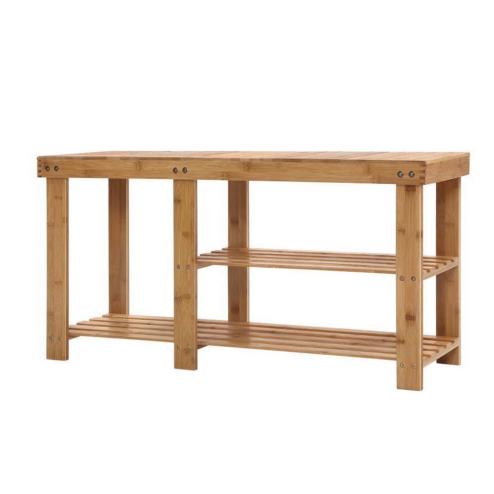 Shop Artiss Bamboo Shoe Rack Bench Online