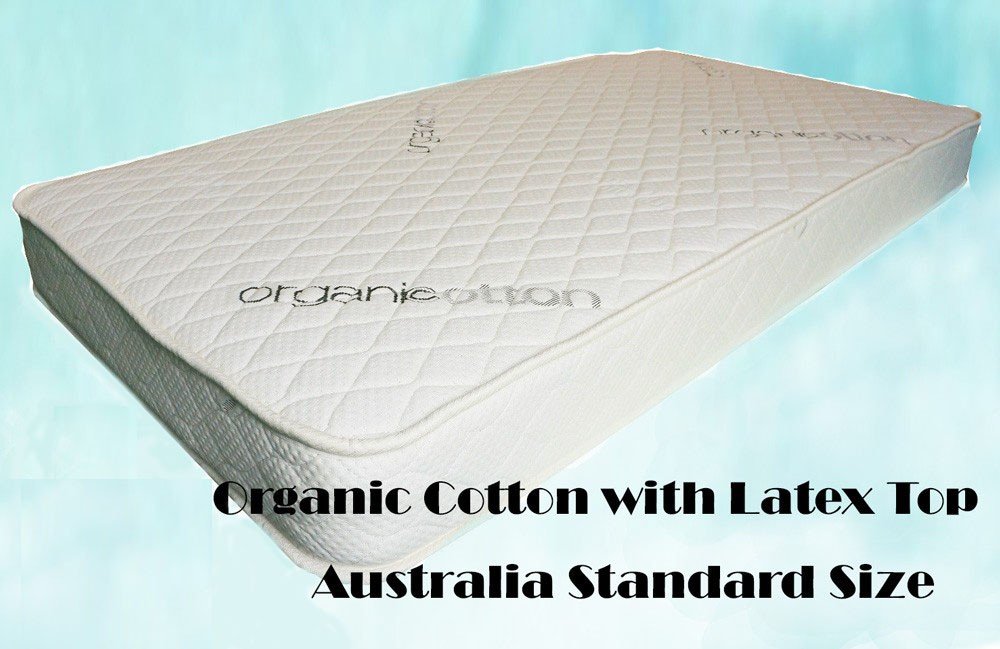 australia standard cot mattress size