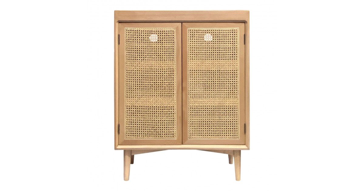 Shop Scandinavian Nordic Rattan Storage NATURAL BLACK Online