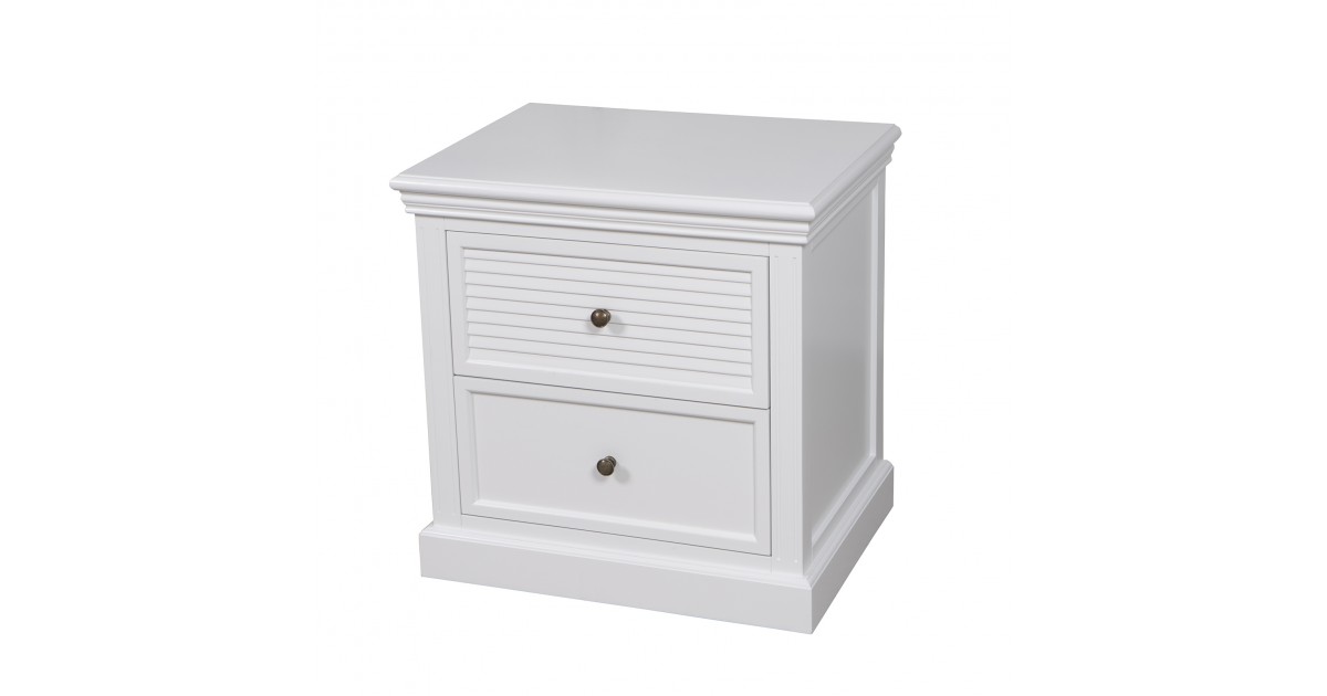 Shop Hamptons Coastal Seaside 2 Drawer Bedside Table Night Stand in — free download
