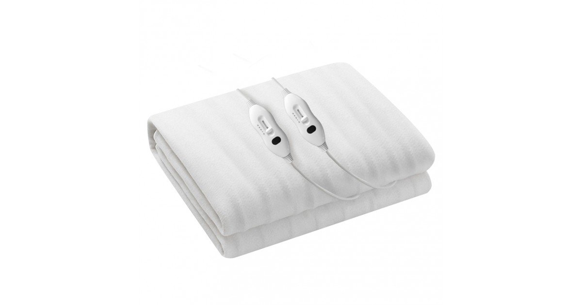 Shop Giselle Heated Electric Blanket Washable Fully Fitted Polyester