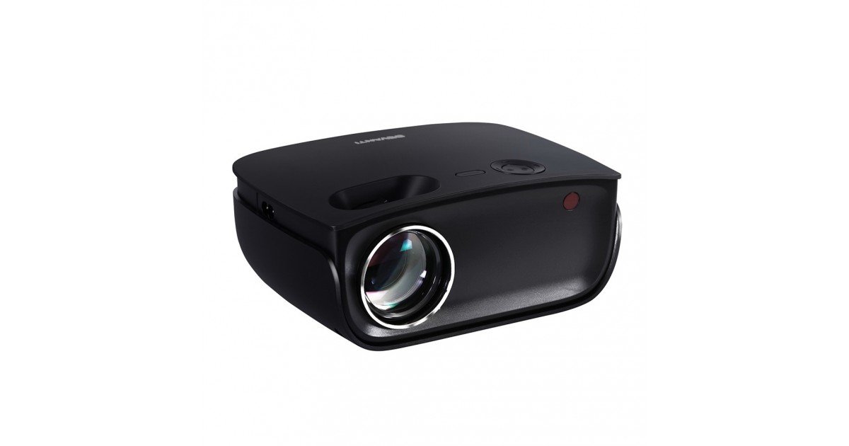 Shop Devanti Mini Video Projector Wifi USB HDMI Portable 2000 Lumens HD 1080P Home in Black Online