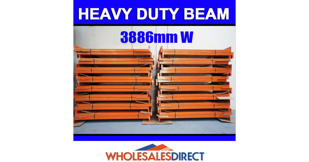 Shop Pallet Racking Beam 3886 x 180mm 2600kg Heavy Duty Online