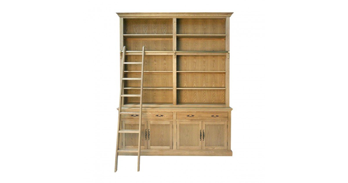 French Provincial Hamptons Natural Oak, French Provincial Bookcase Melbourne