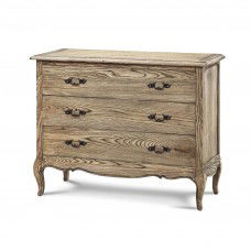 French Provincial Furniture Chest Drawer Cabinet Tallboy Natural Ash