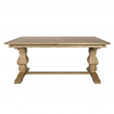 Classic Hamptons Natural Ash Extendable Pedestal Dining Table 180–260cm( Starting 6-8 seater)