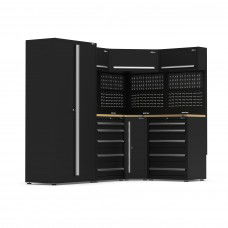 UltraTools 1550/2450mm x 550mm x 2025mm Affordable Modular Workshop & Garage Storage Cabinet Set