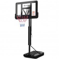 Everfit 3.05m Basketball Hoop Stand System Ring Portable Net Height Adjustable Black