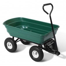 75l Garden Dump Cart - Green